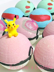 Pokeball Surprise Bath Bombs