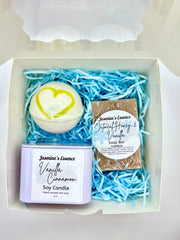 Candle and spa set