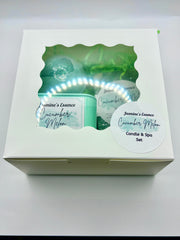 Candle and spa set