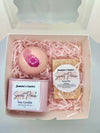 Candle and spa set
